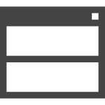 Split V SVG Icon